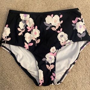 Kate Spade Bikini Bottom Siesta Key High Waist In Posey Grove